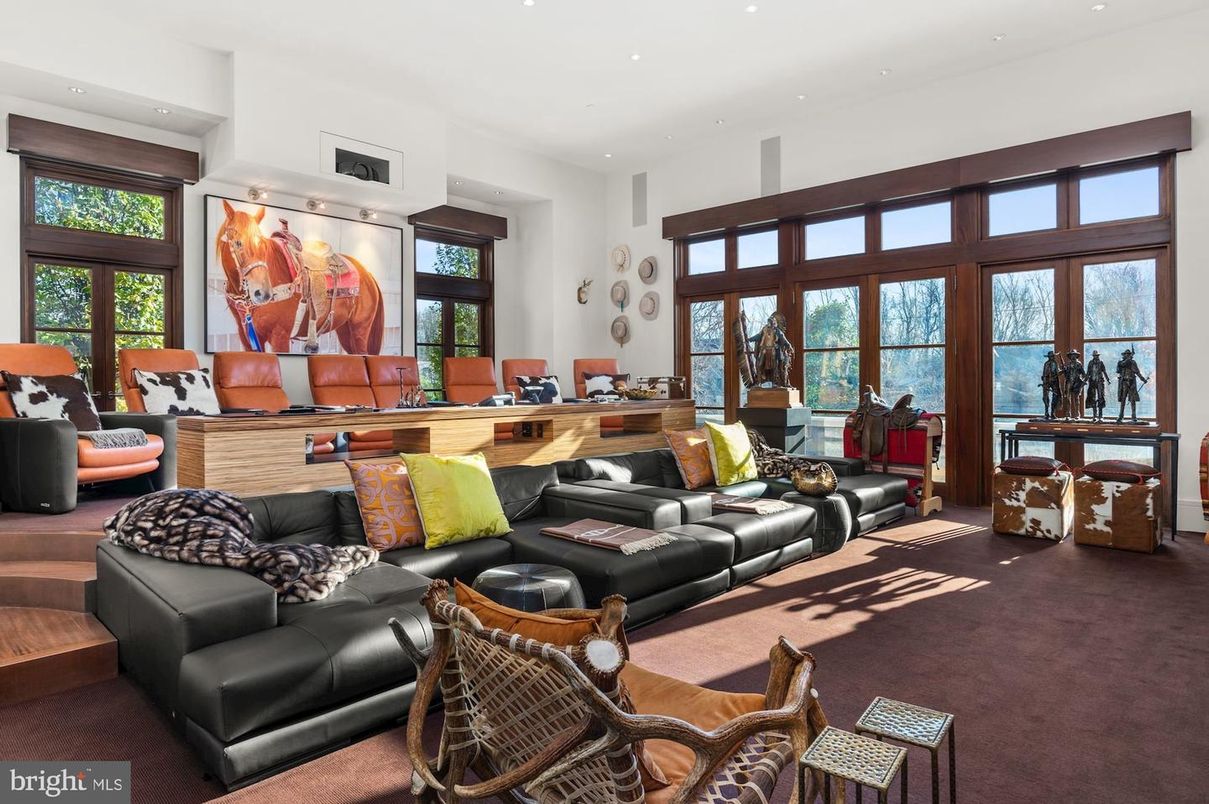 Interior, Living room, Recessed Lighting