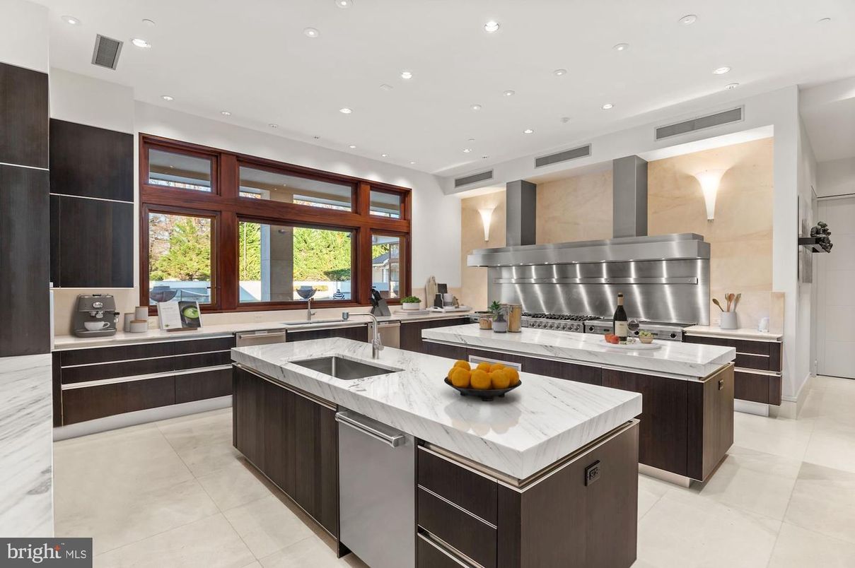 Interior, Kitchen, Recessed Lighting, Stainless Steel Appliances