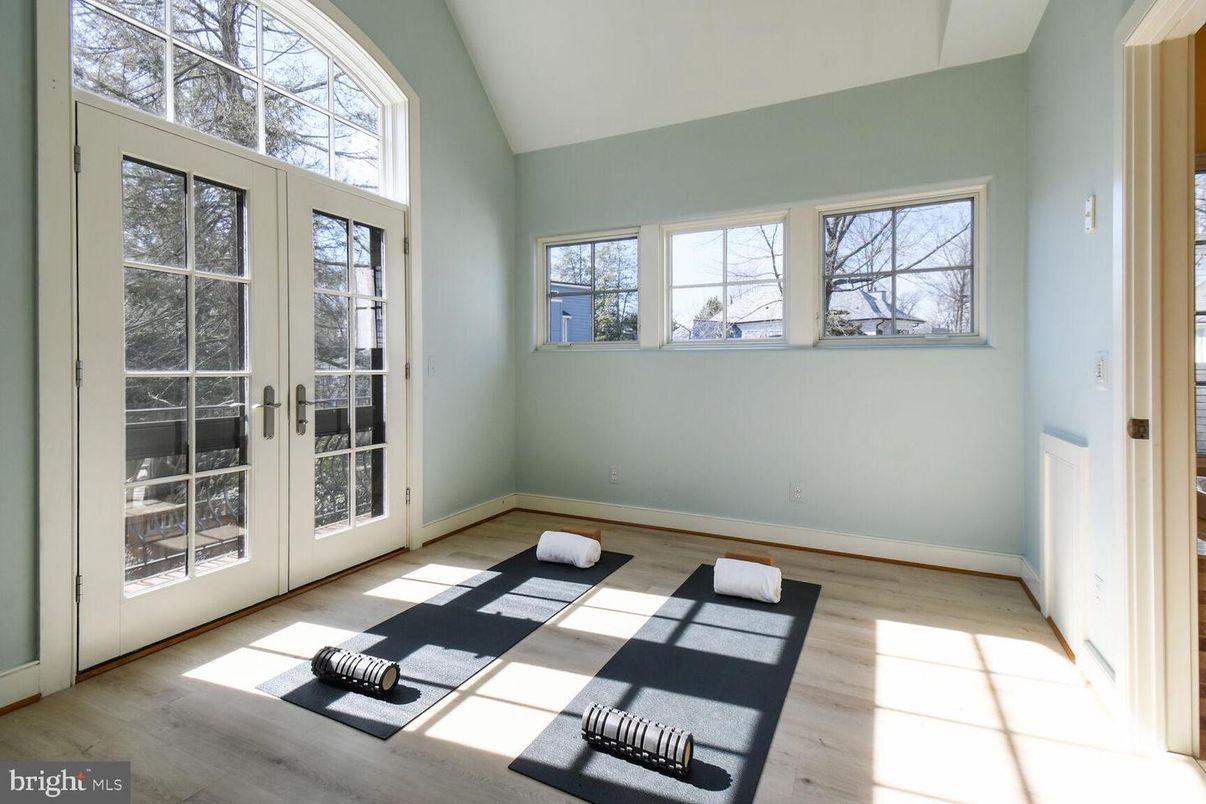 Fitness Equipment, Interior, Wood Texture Flooring