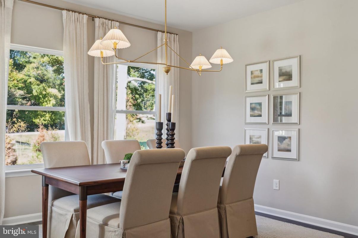 Dining room, Interior, Pendant Lights