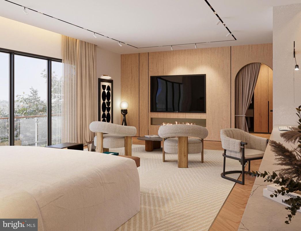 Bedroom, Interior, Wood Texture Flooring, Wooden Walls