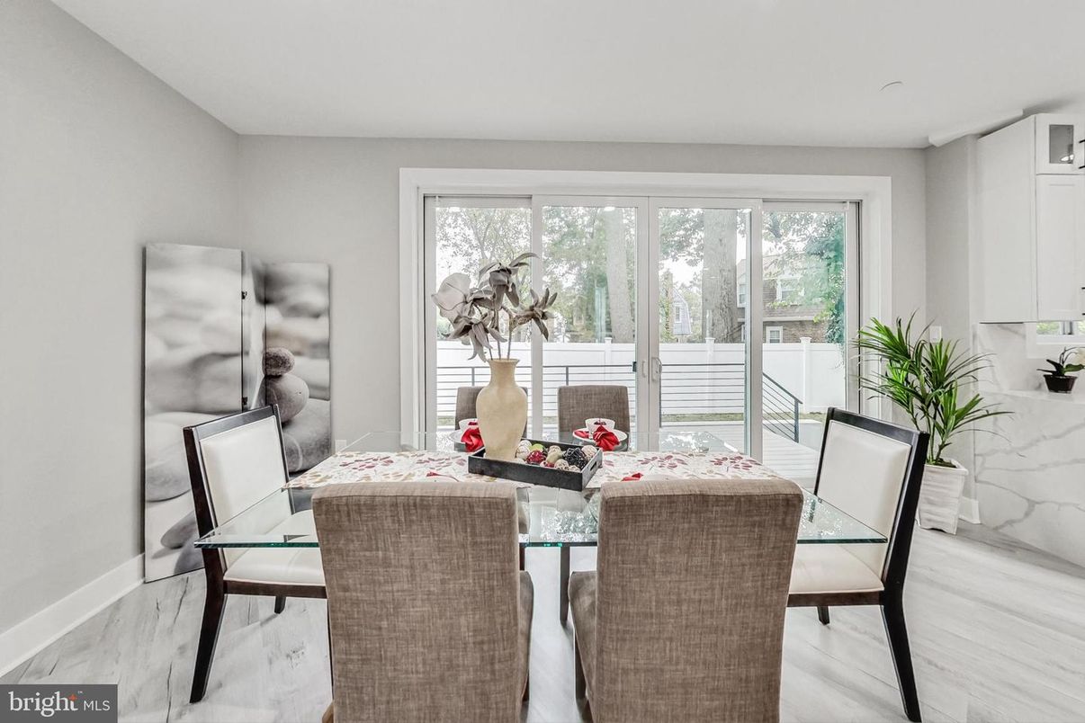 Dining room, Interior, Wood Texture Flooring