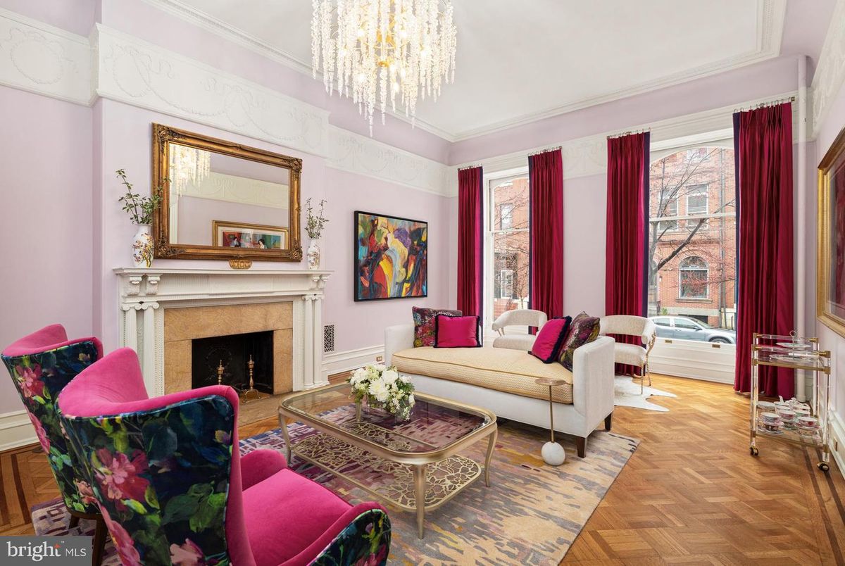 Chandelier, Fireplace, Interior, Living room, Wood Texture Flooring