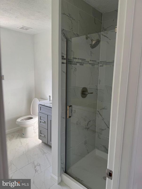 Bathroom, Glass Shower, Interior, Marble, Marble Walls