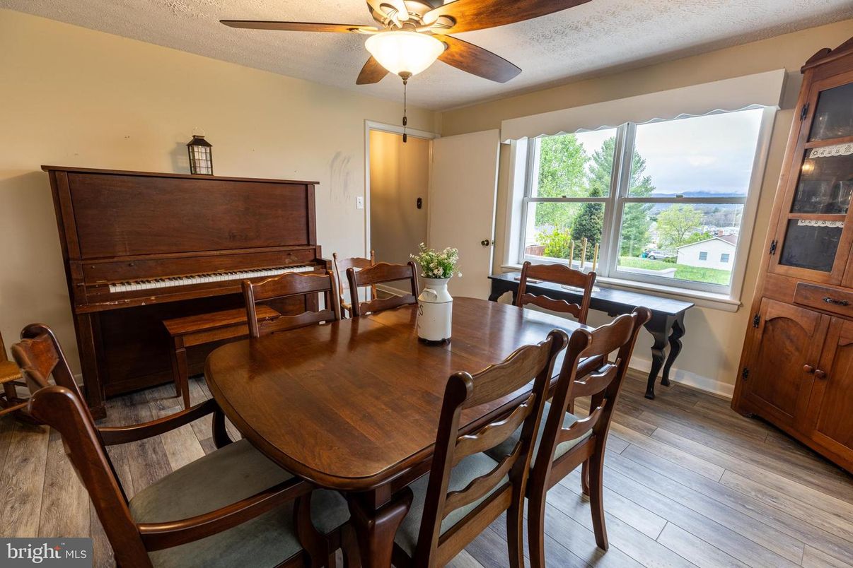 Dining room, Interior, Piano, Wood Texture Flooring