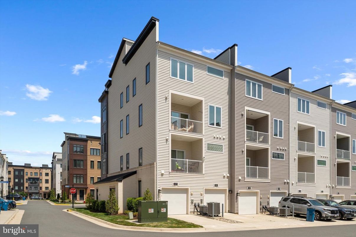 Attached, Exterior, Facade, Condo Building