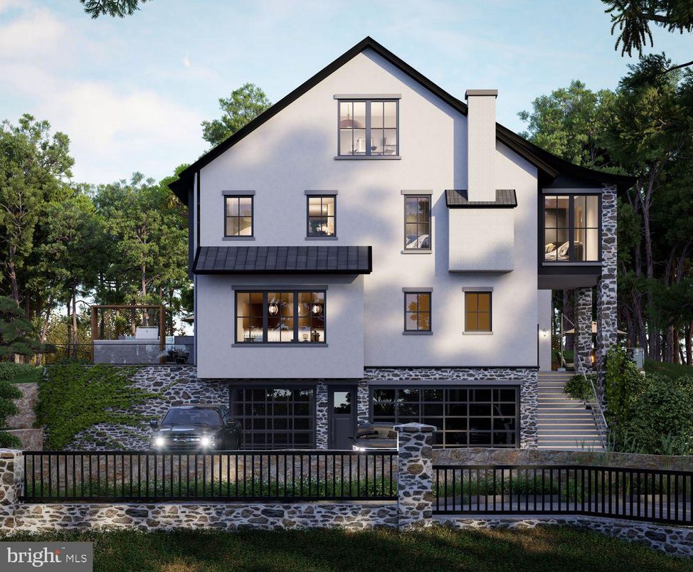 Attached, Exterior, Facade, Farmhouse