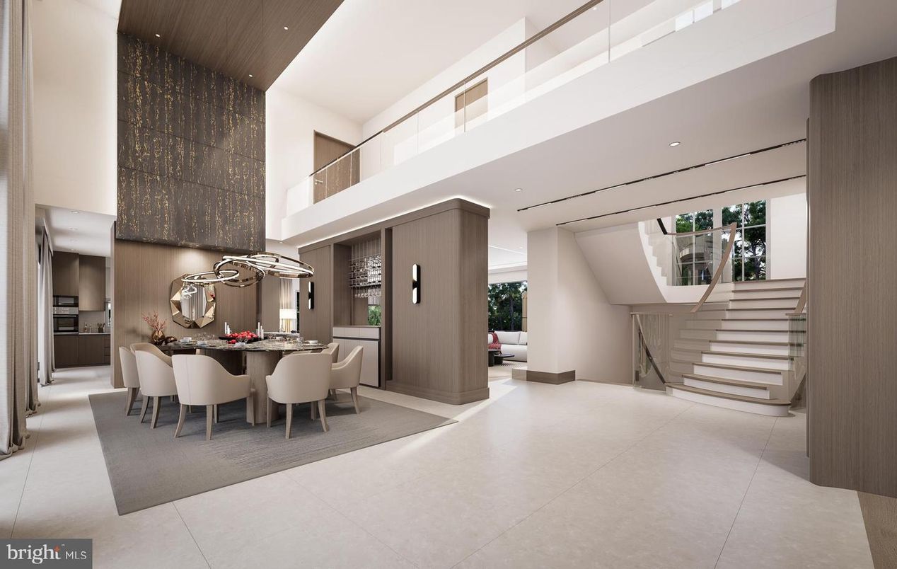 Dining room, Interior, Pendant Lights, Recessed Lighting