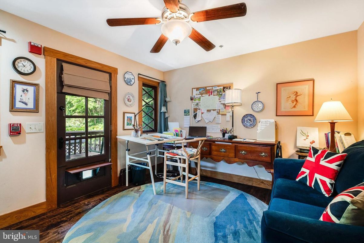 Home Office, Interior, Wood Texture Flooring