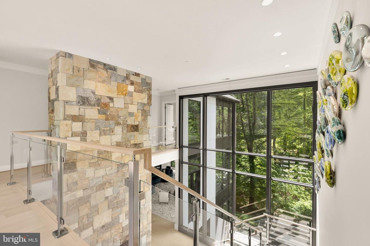 Interior, Recessed Lighting, Stone Walls