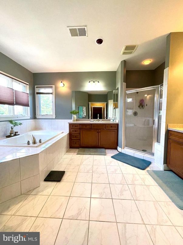 Bathroom, Glass Shower, Interior, Marble, Recessed Lighting