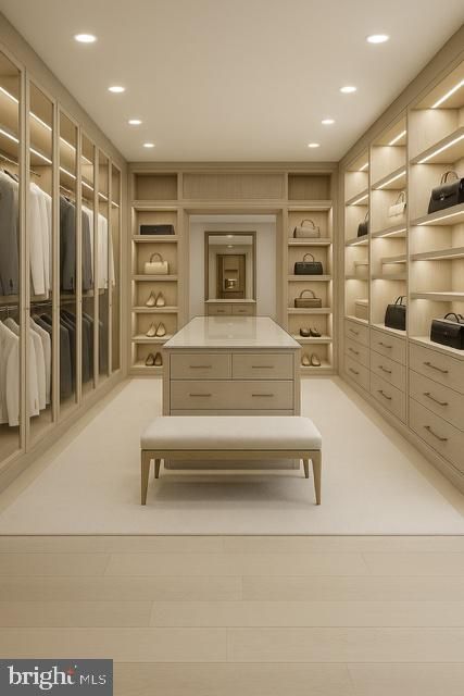Interior, Recessed Lighting, Walk-in Closets