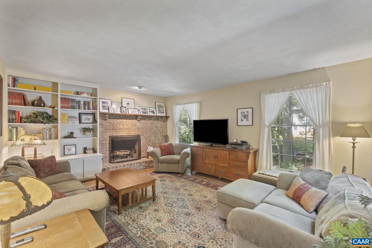 Fireplace, Interior, Living room, Stone Walls