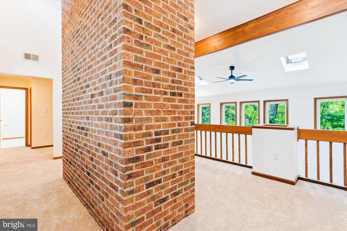 Interior, Stone Walls, Wooden Beams