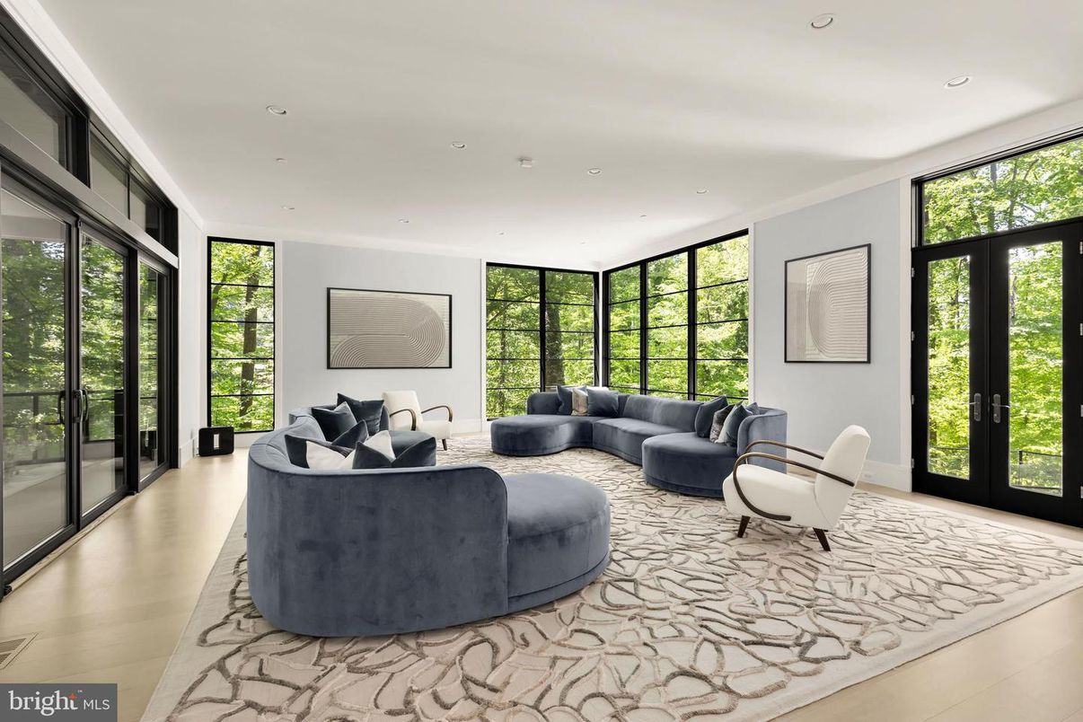 Interior, Living room, Recessed Lighting