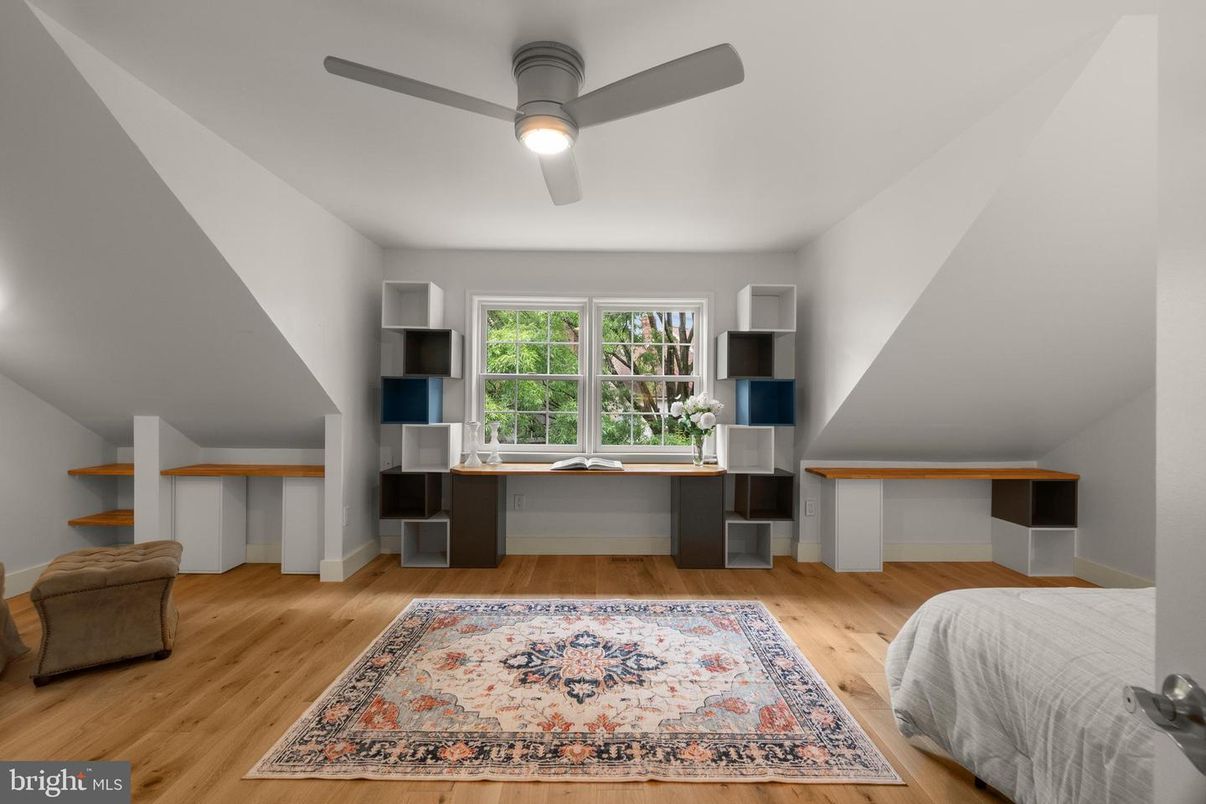 Home Office, Interior, Wood Texture Flooring