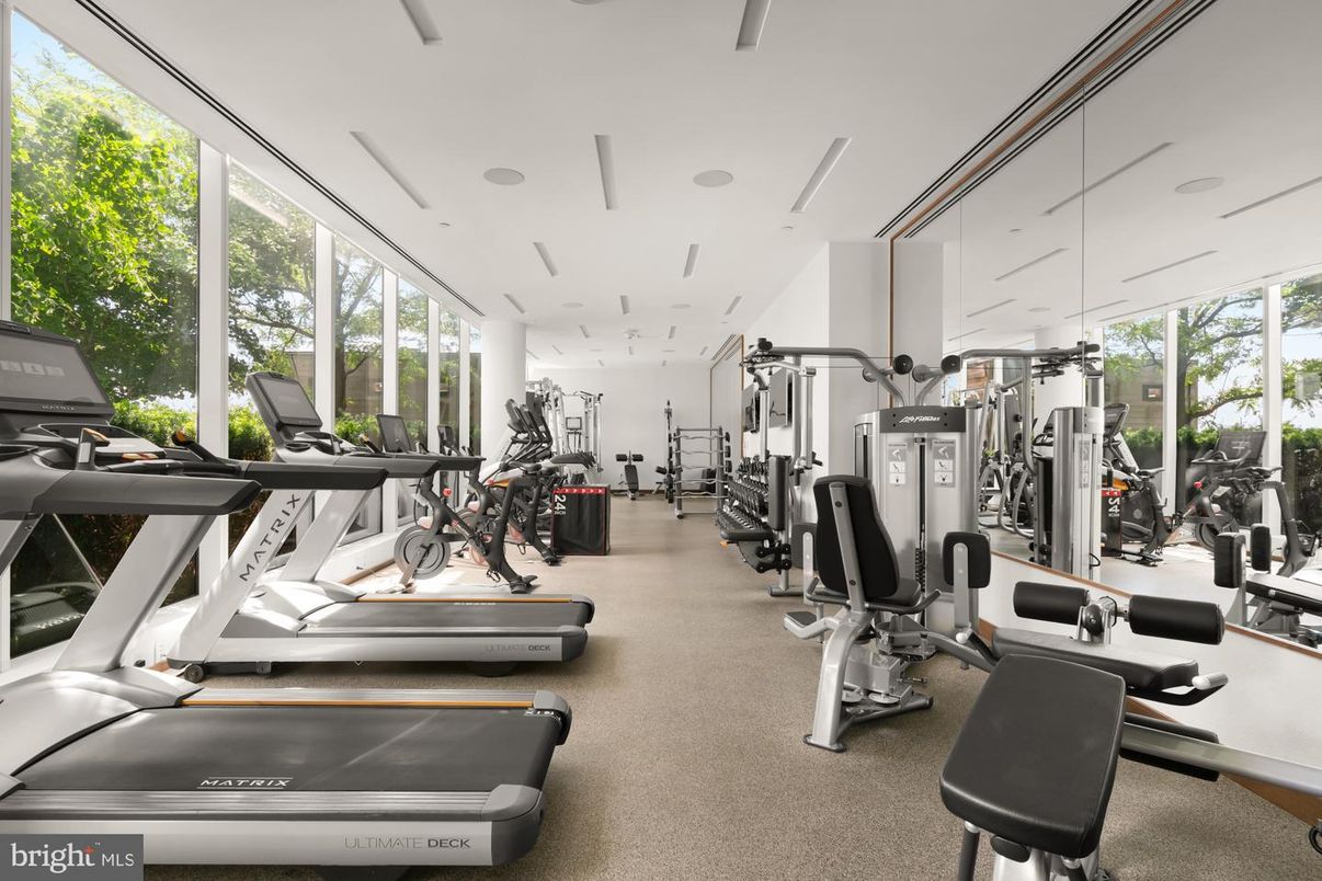 Fitness Equipment, Gym, Interior