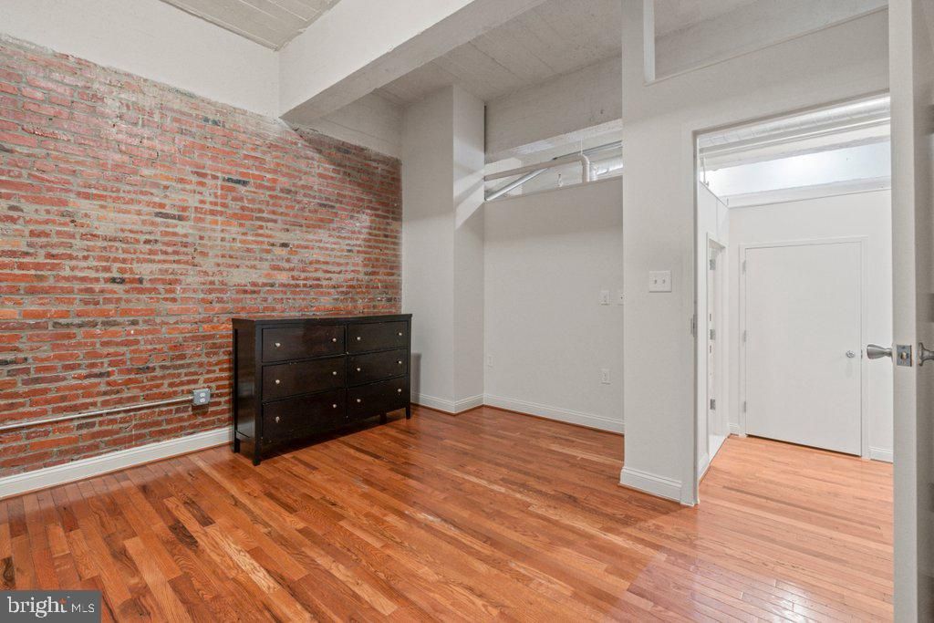 Empty room, Interior, Stone Walls, Wood Texture Flooring