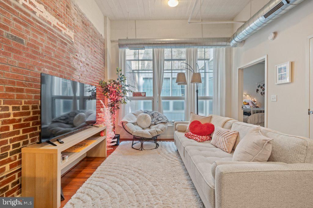 Fireplace, Interior, Living room, Stone Walls, Wood Texture Flooring