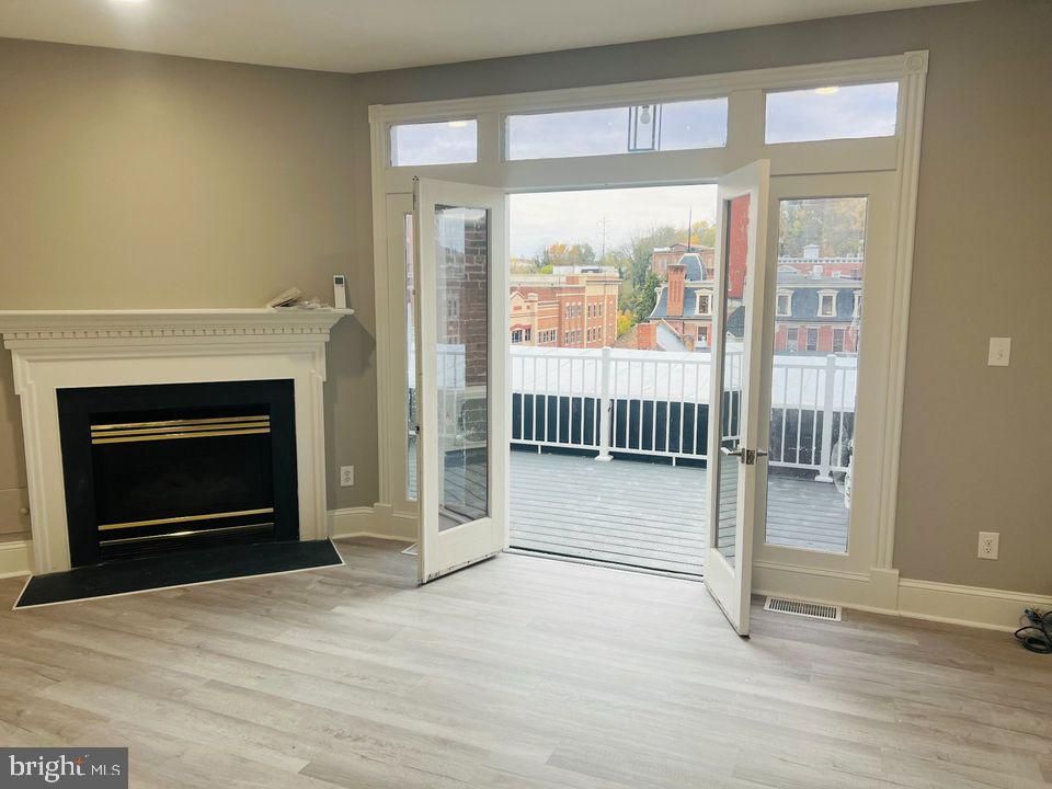 Fireplace, Interior, Wood Texture Flooring