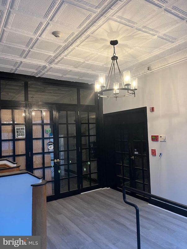 Chandelier, Interior, Wood Texture Flooring