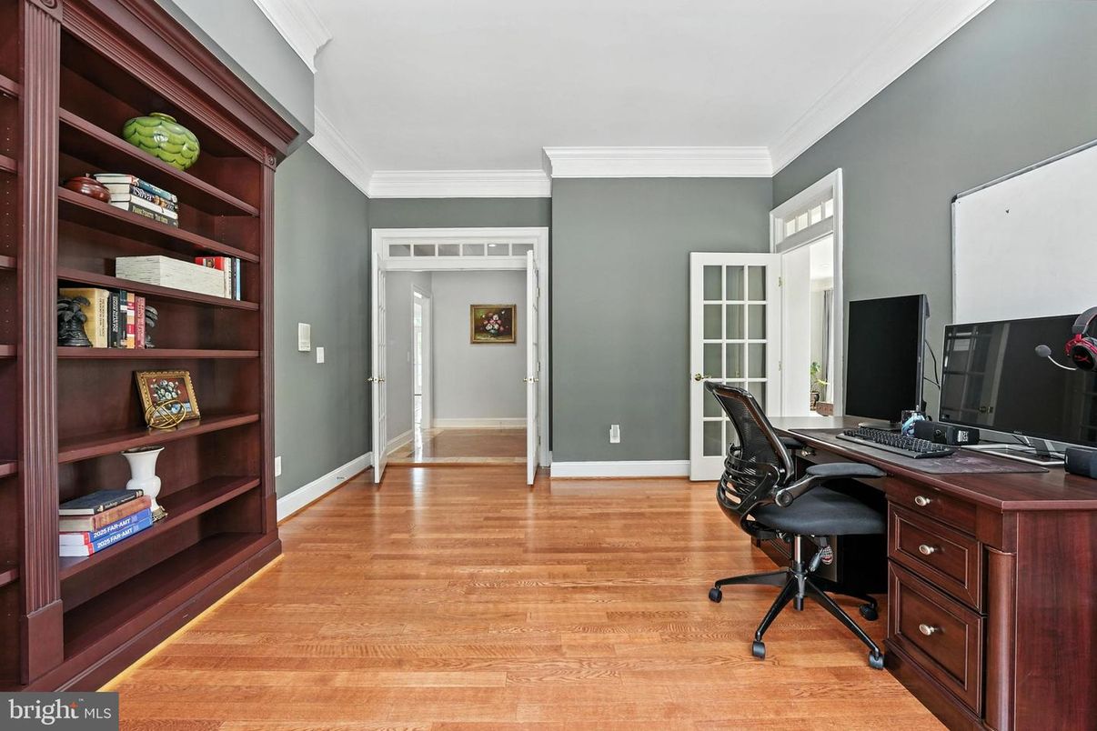 Home Office, Interior, Wood Texture Flooring
