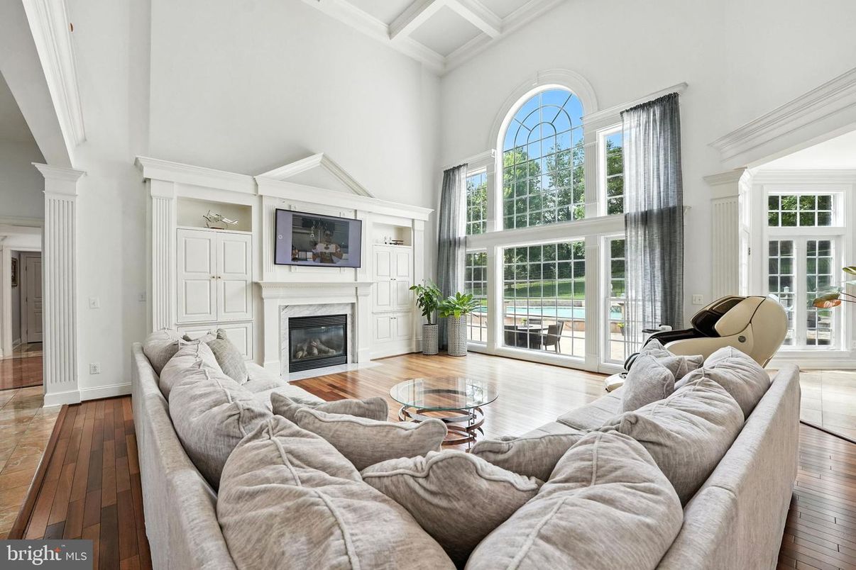 Fireplace, Interior, Living room, Wood Texture Flooring