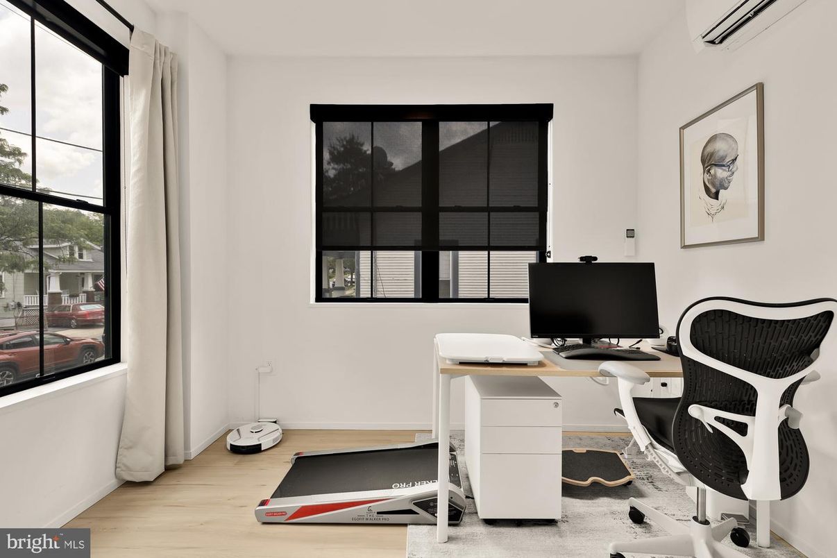 Home Office, Interior, Wood Texture Flooring