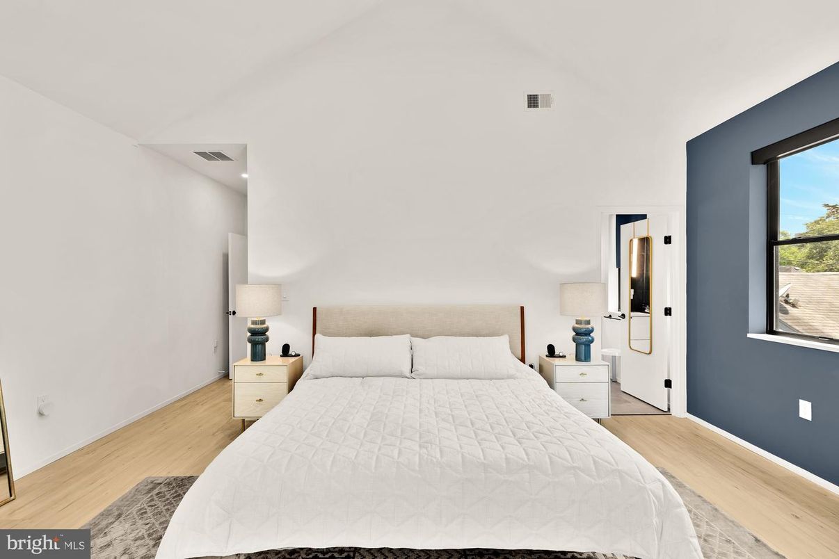 Bedroom, Interior, Wood Texture Flooring