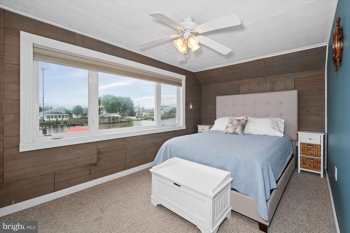 Bedroom, Interior, Wooden Walls