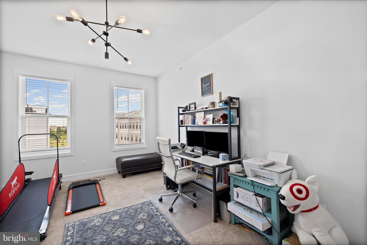 Fitness Equipment, Home Office, Interior, Pendant Lights