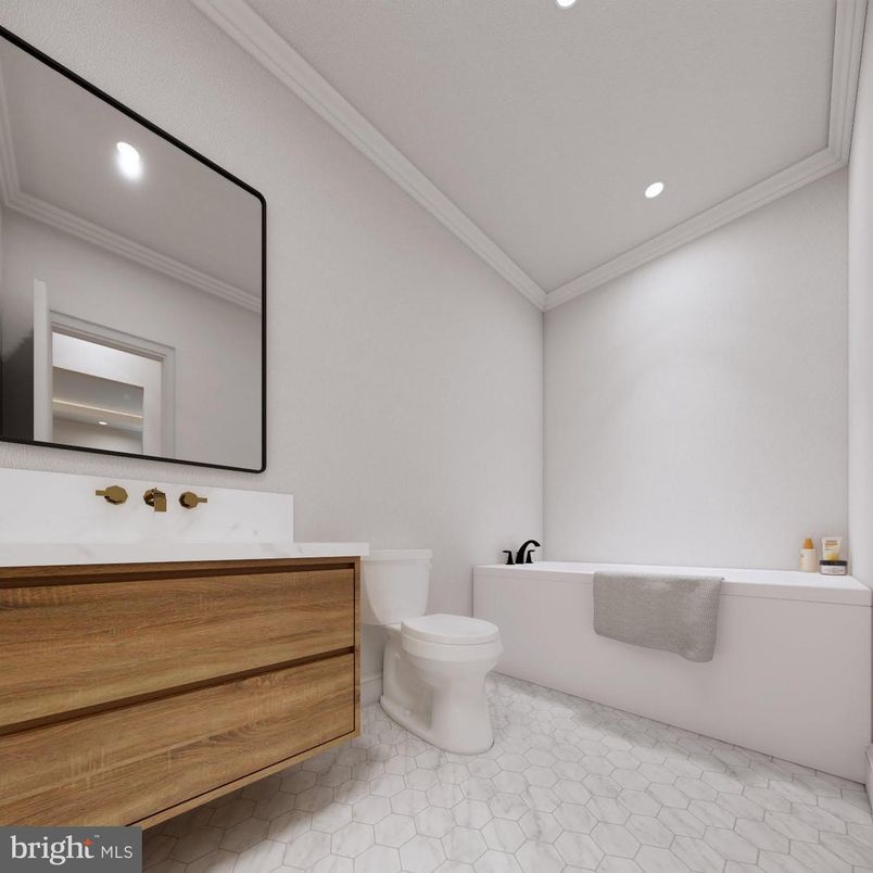 Bathroom, Interior, Recessed Lighting