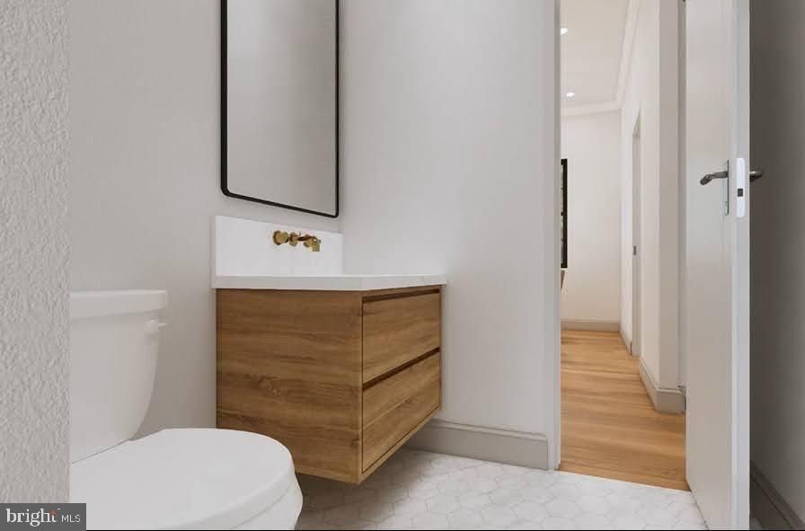 Bathroom, Interior, Wood Texture Flooring
