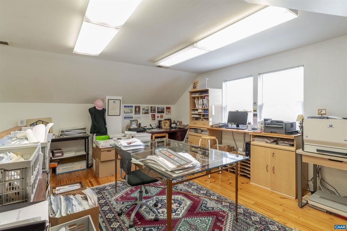 Home Office, Interior, Wood Texture Flooring