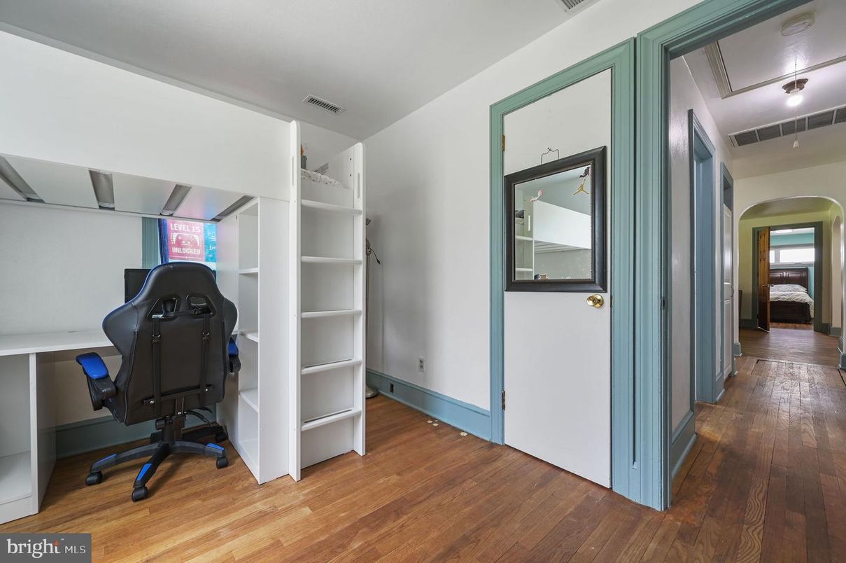 Home Office, Interior, Wood Texture Flooring