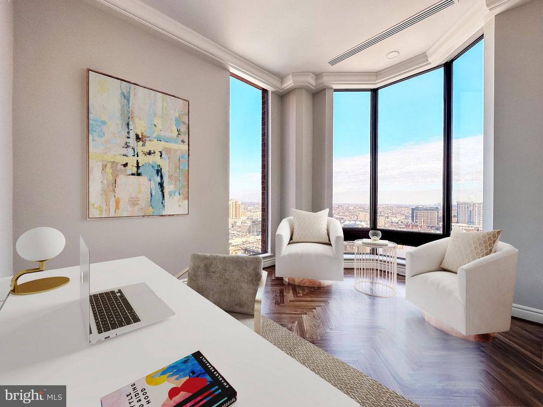 Home Office, Interior, Wood Texture Flooring