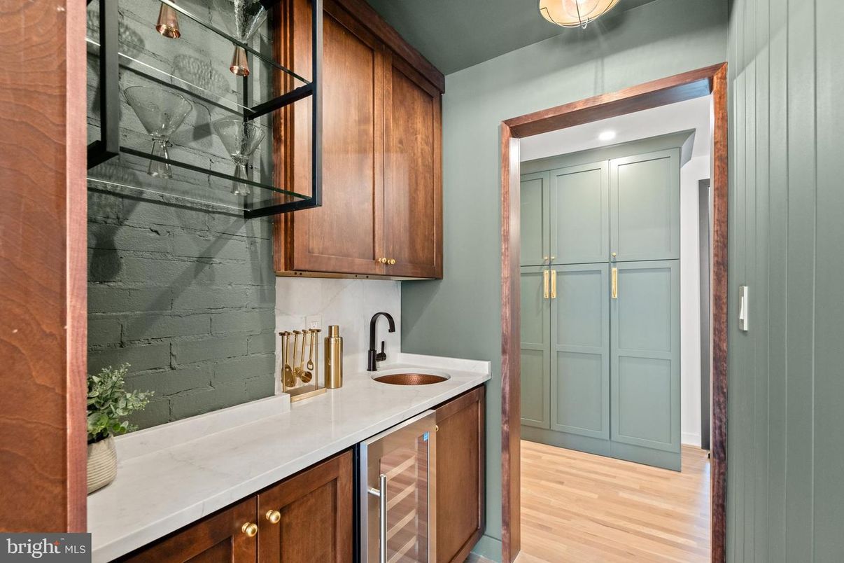 Interior, Kitchen, Wood Texture Flooring