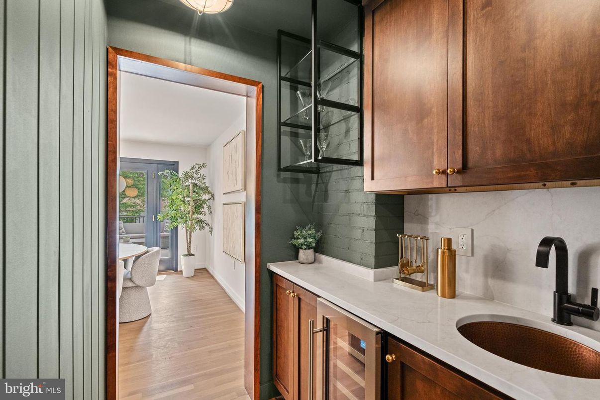 Interior, Kitchen, Wood Texture Flooring