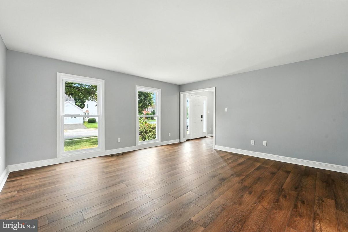 Empty room, Interior, Wood Texture Flooring