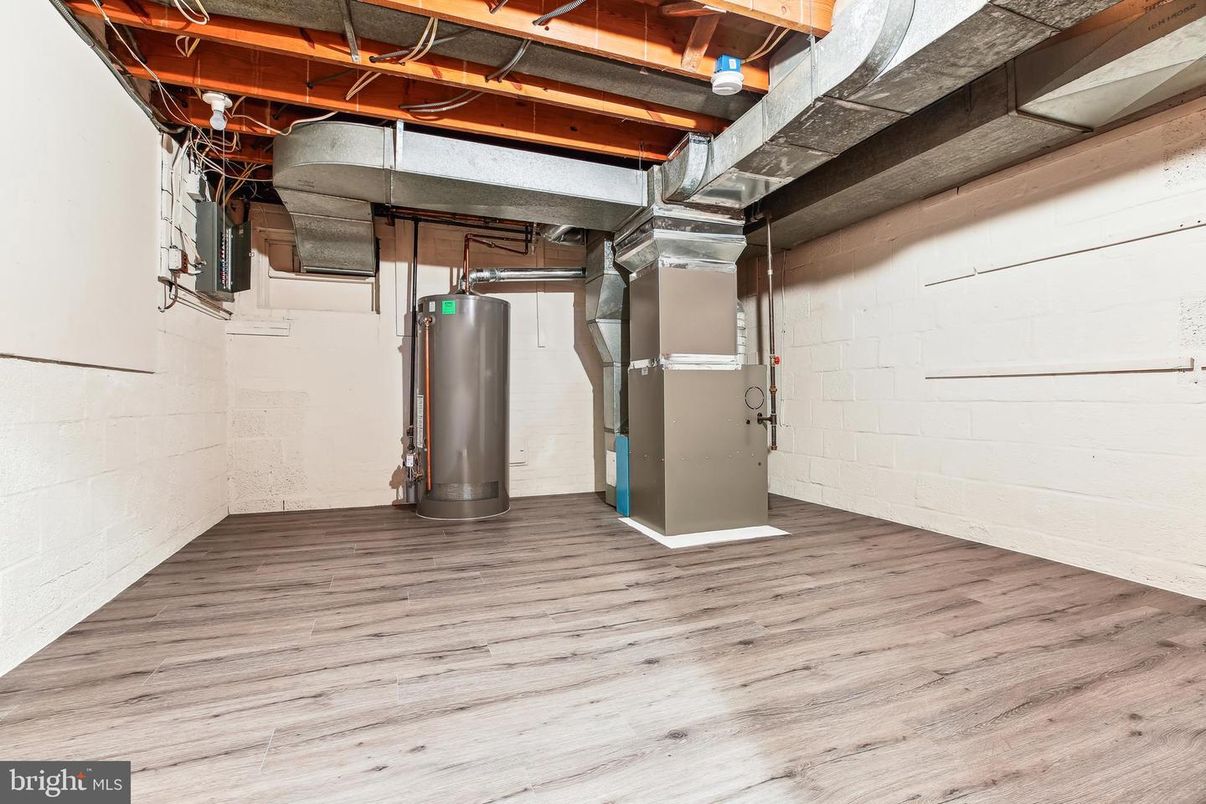 Interior, Stone Walls, Wood Texture Flooring