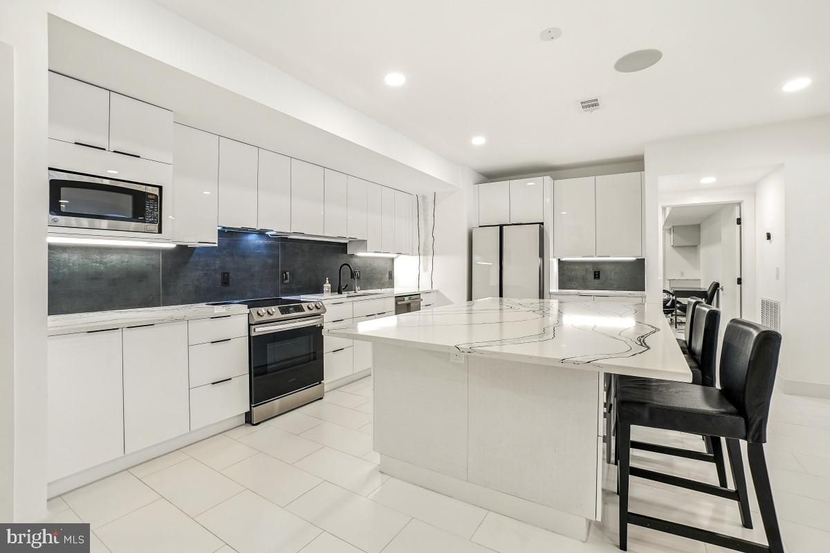 Interior, Kitchen, Recessed Lighting, Stainless Steel Appliances