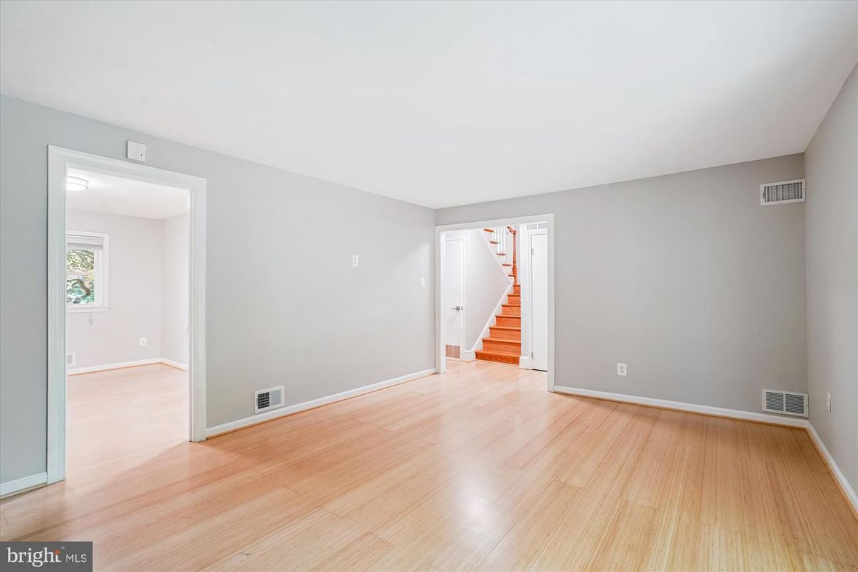Empty room, Interior, Wood Texture Flooring
