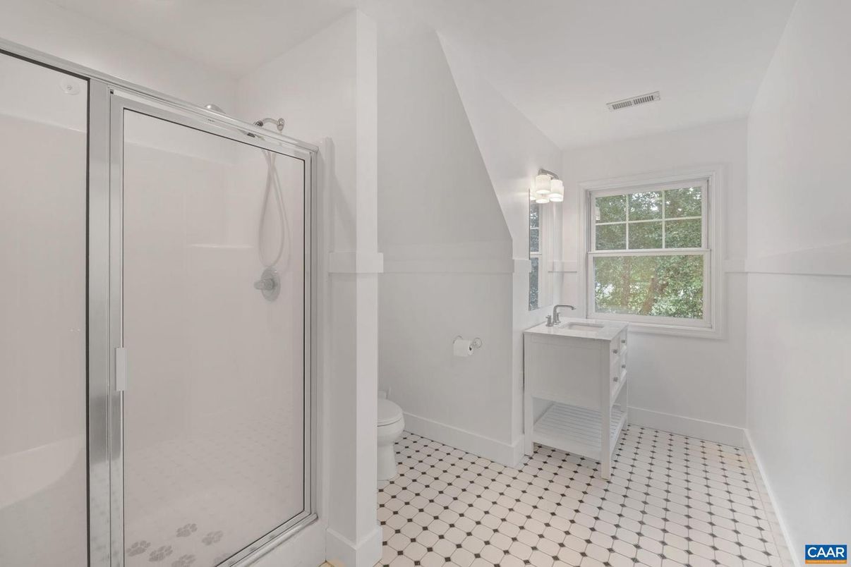 Bathroom, Glass Shower, Interior
