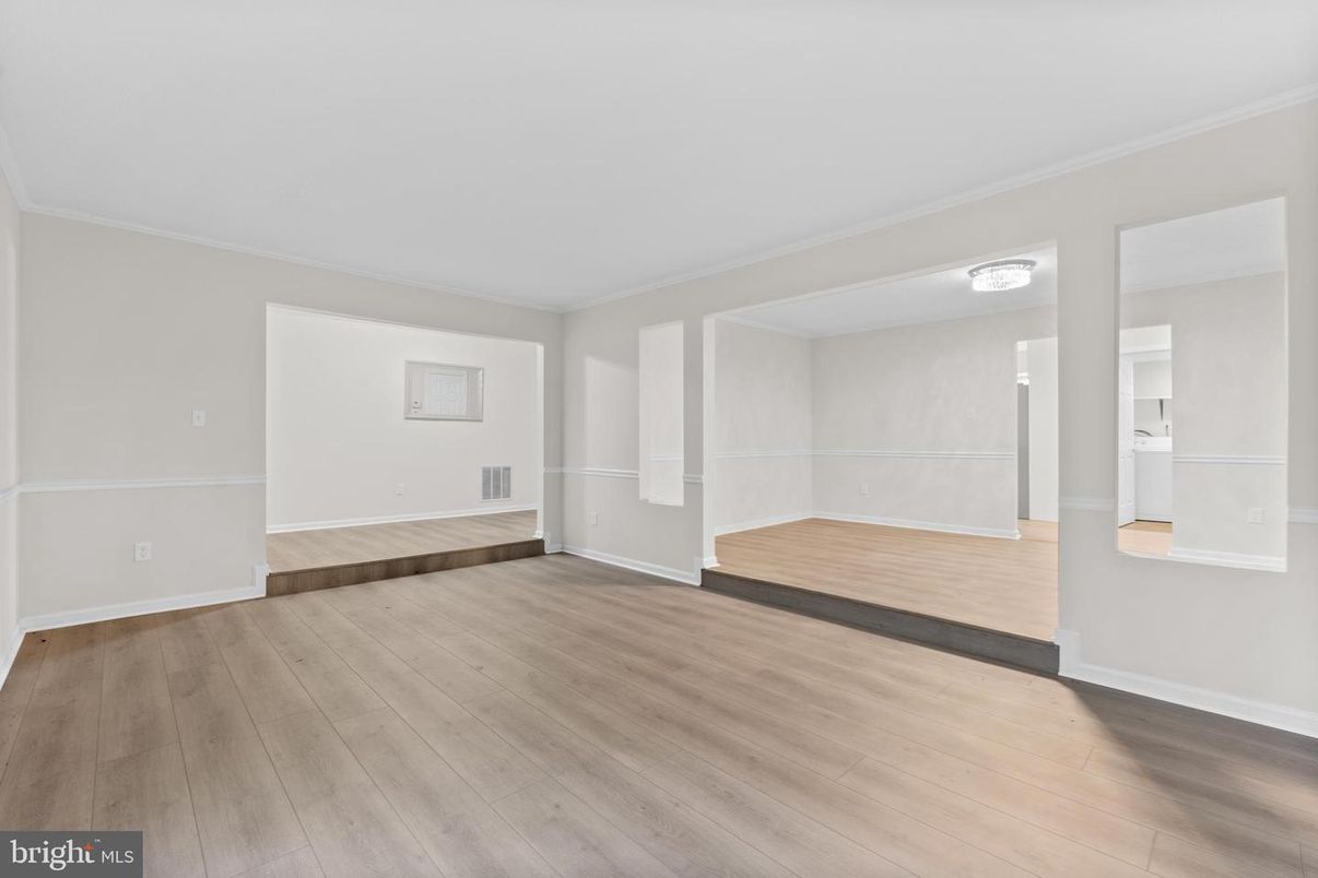 Empty room, Interior, Wood Texture Flooring