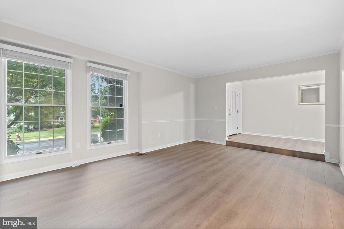Empty room, Interior, Wood Texture Flooring