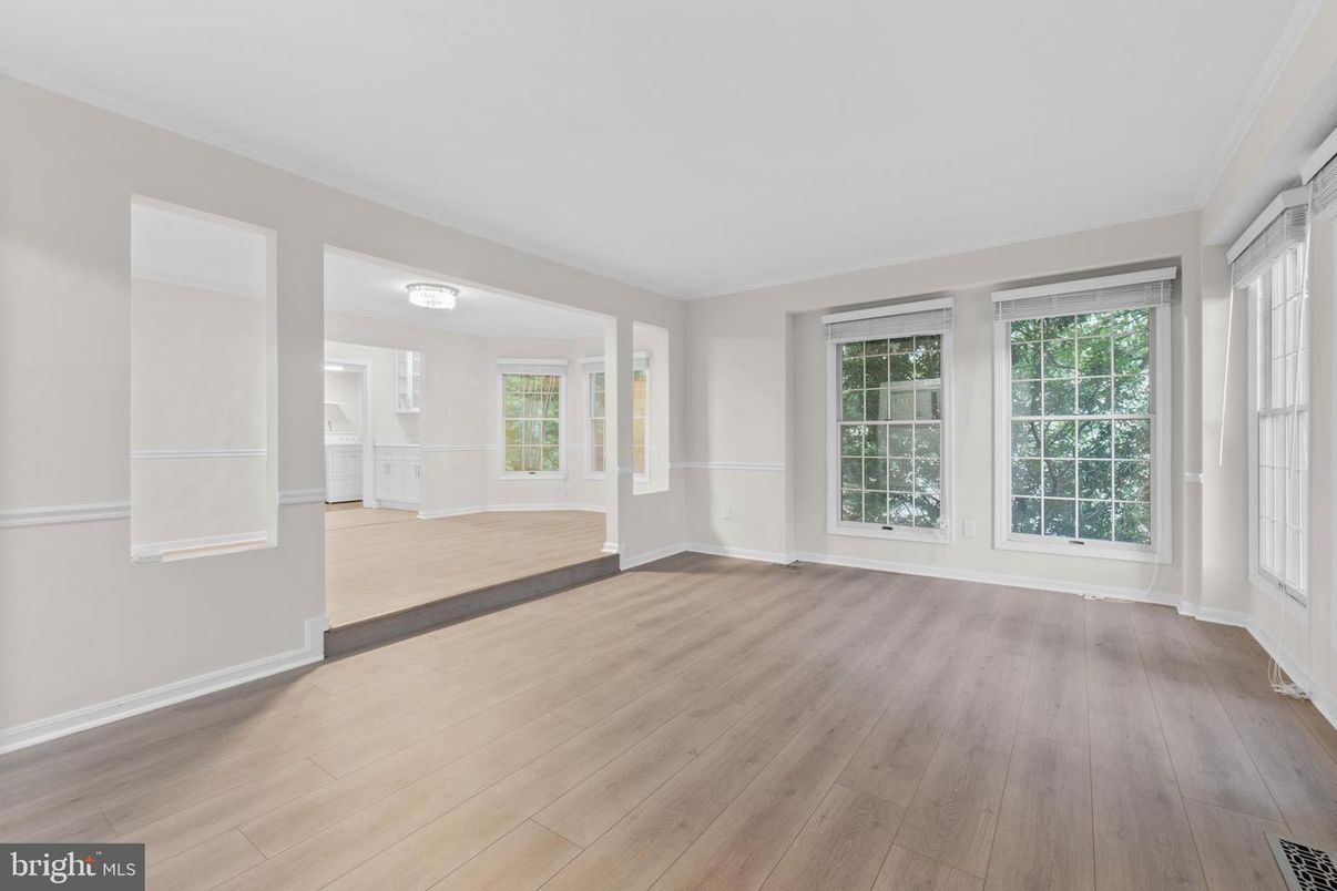 Empty room, Interior, Wood Texture Flooring