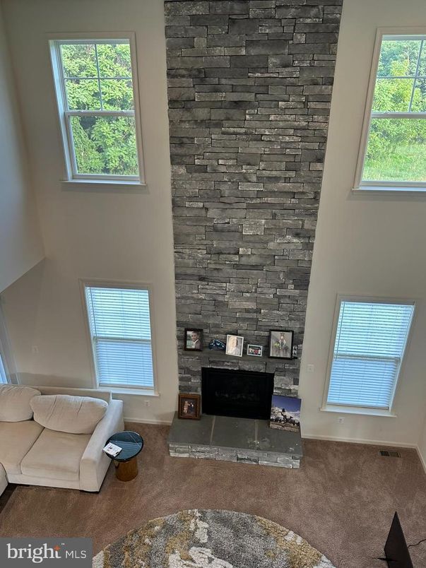 Fireplace, Interior, Stone Walls