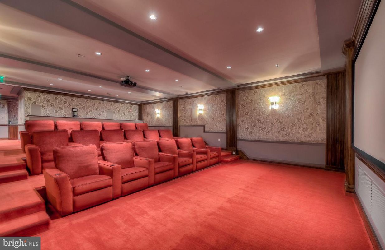 Home Theatre Room, Interior, Projection Screen, Recessed Lighting, Theatre Room