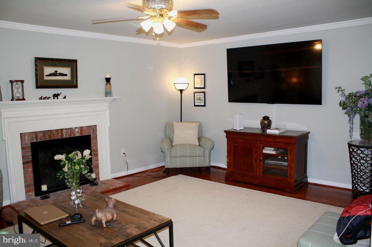 Fireplace, Interior, Wood Texture Flooring