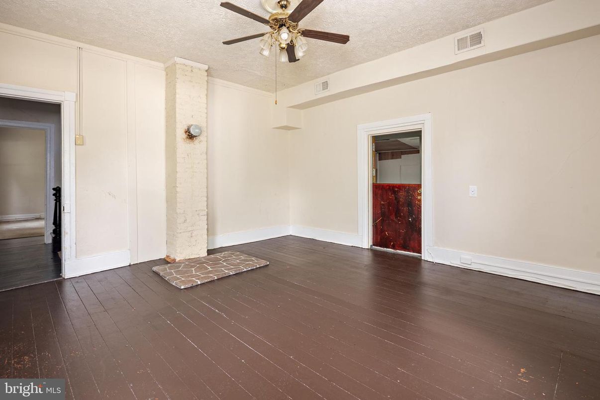 Empty room, Interior, Wood Texture Flooring